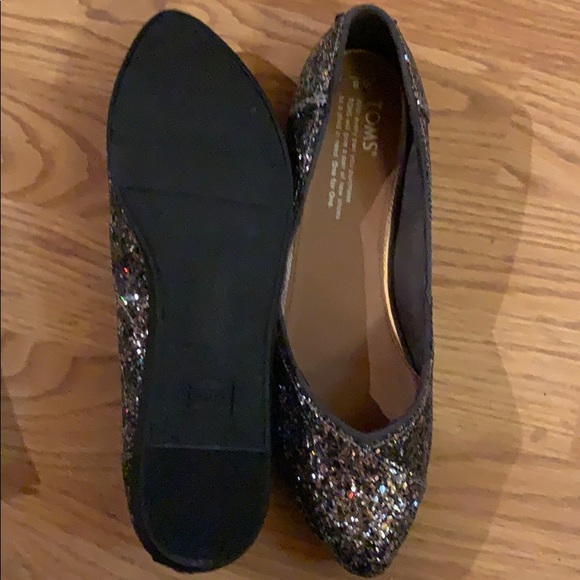 toms pewter party glitter